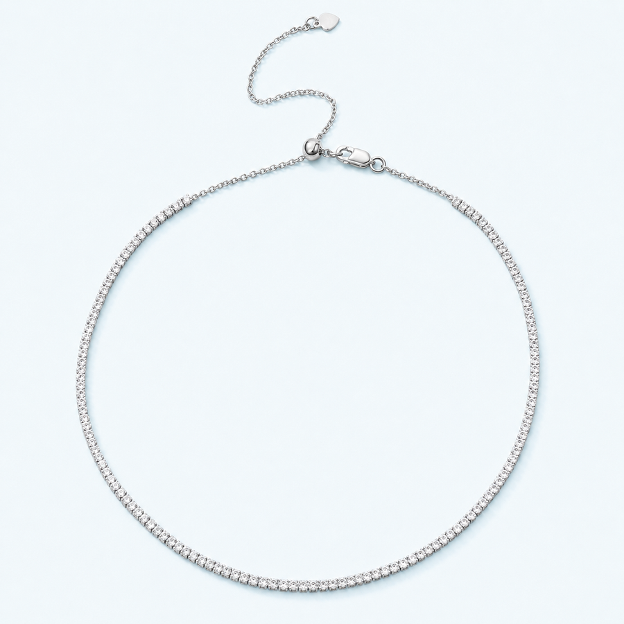 Marchetti 2mm Tennis Choker Necklace
