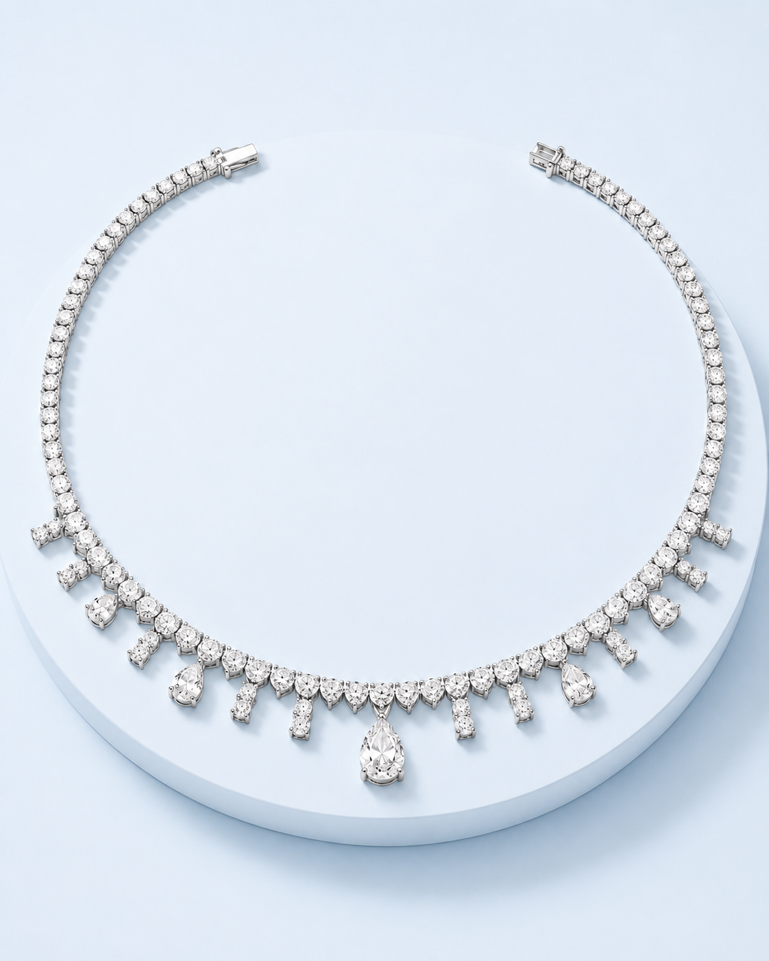 Marchetti Teardrop Fringe Necklace
