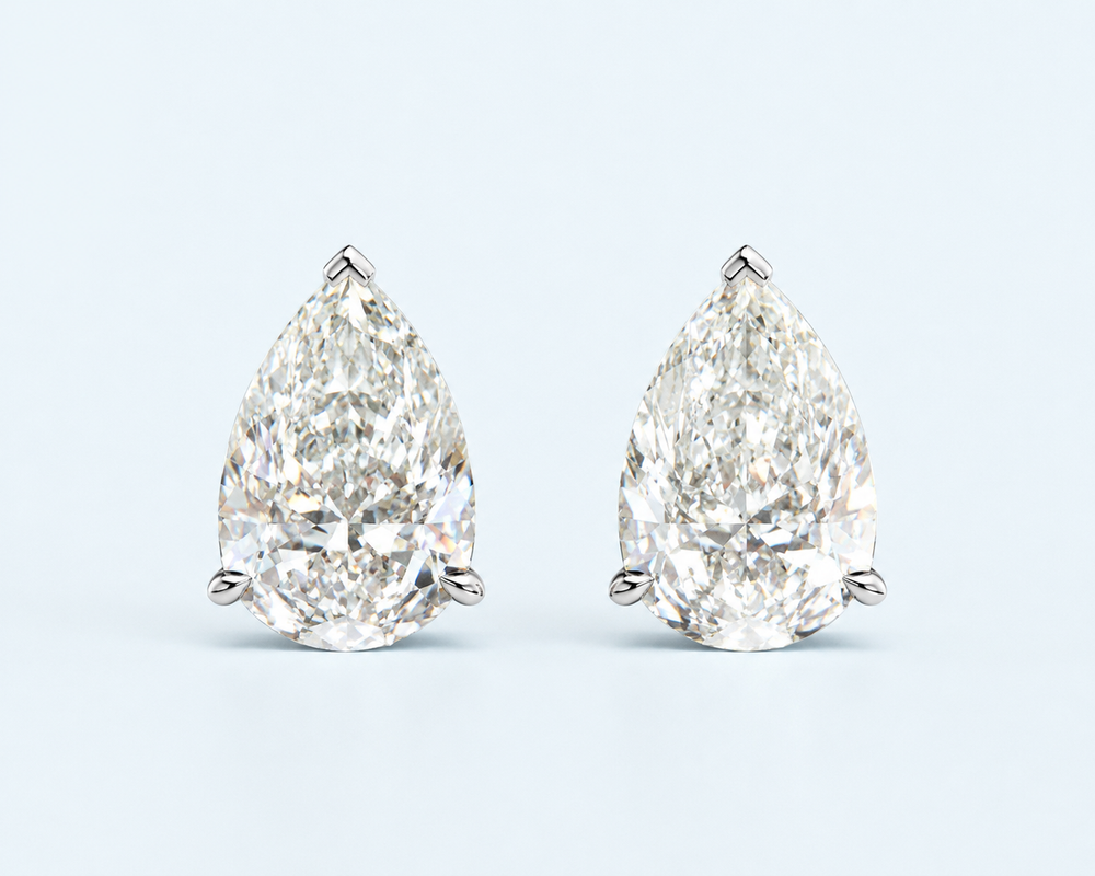 Marchetti Radiant Pear Studs