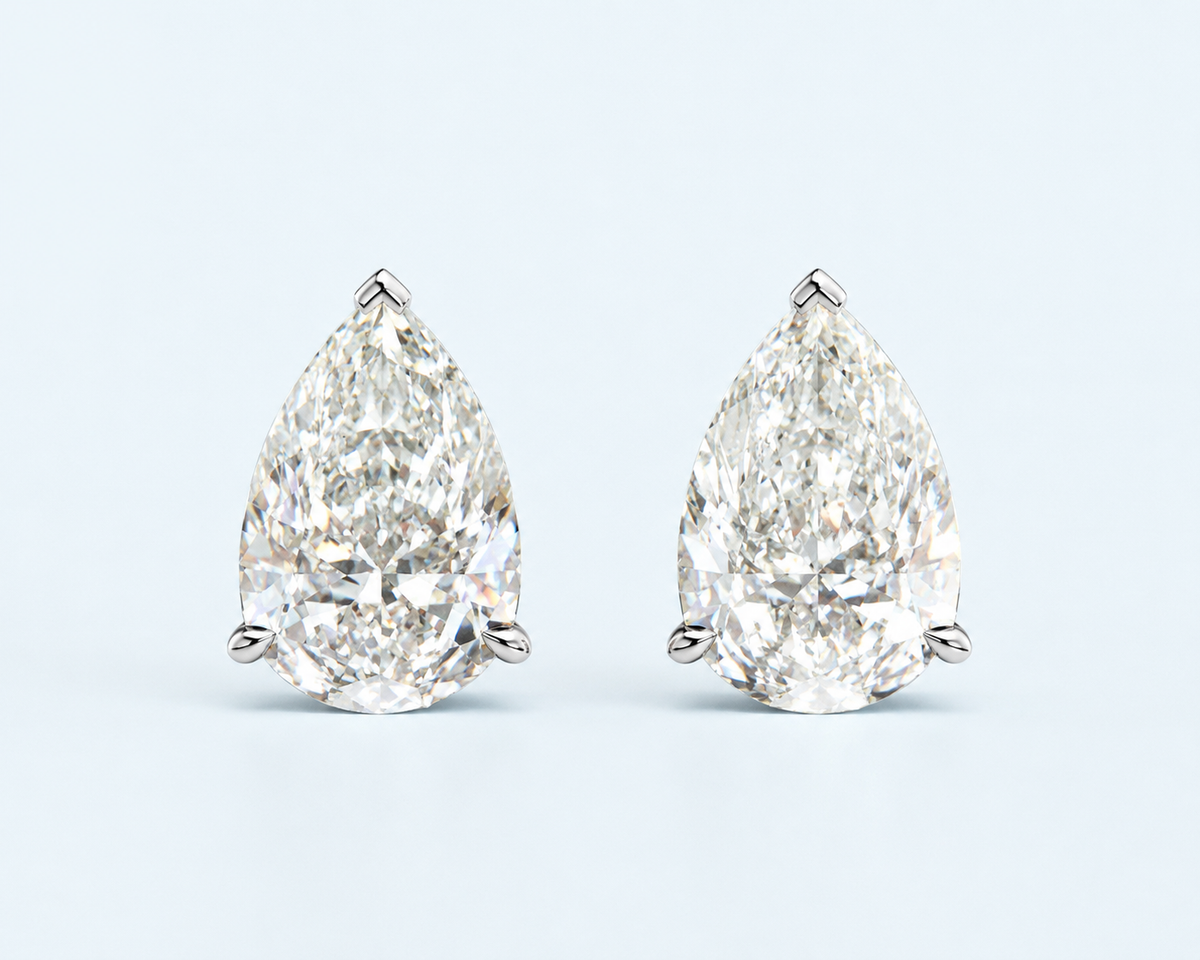 Marchetti Radiant Pear Studs