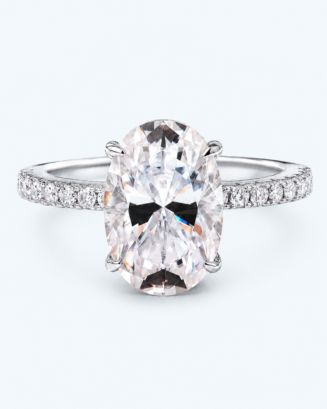 Marchetti Isabelle Oval Pavé Ring