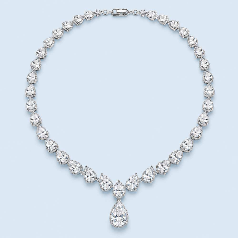Marchetti Pear Cascade Necklace