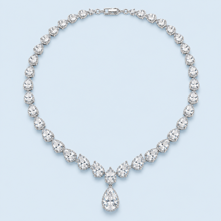Marchetti Pear Cascade Necklace