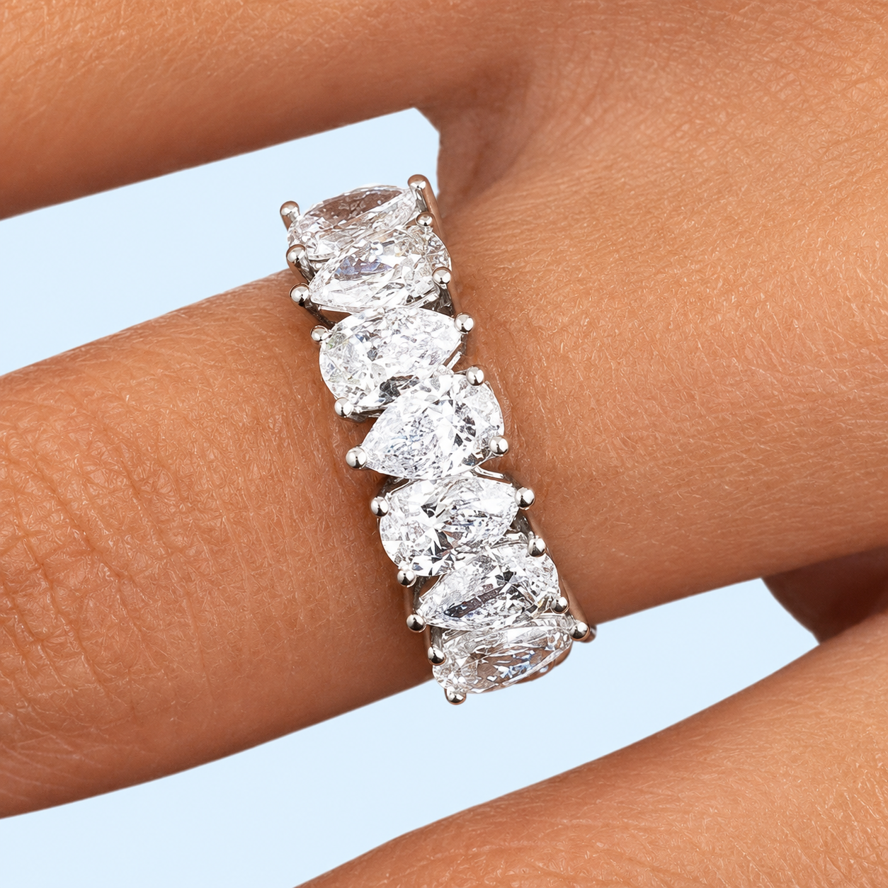 Marchetti Pear Eternity Ring
