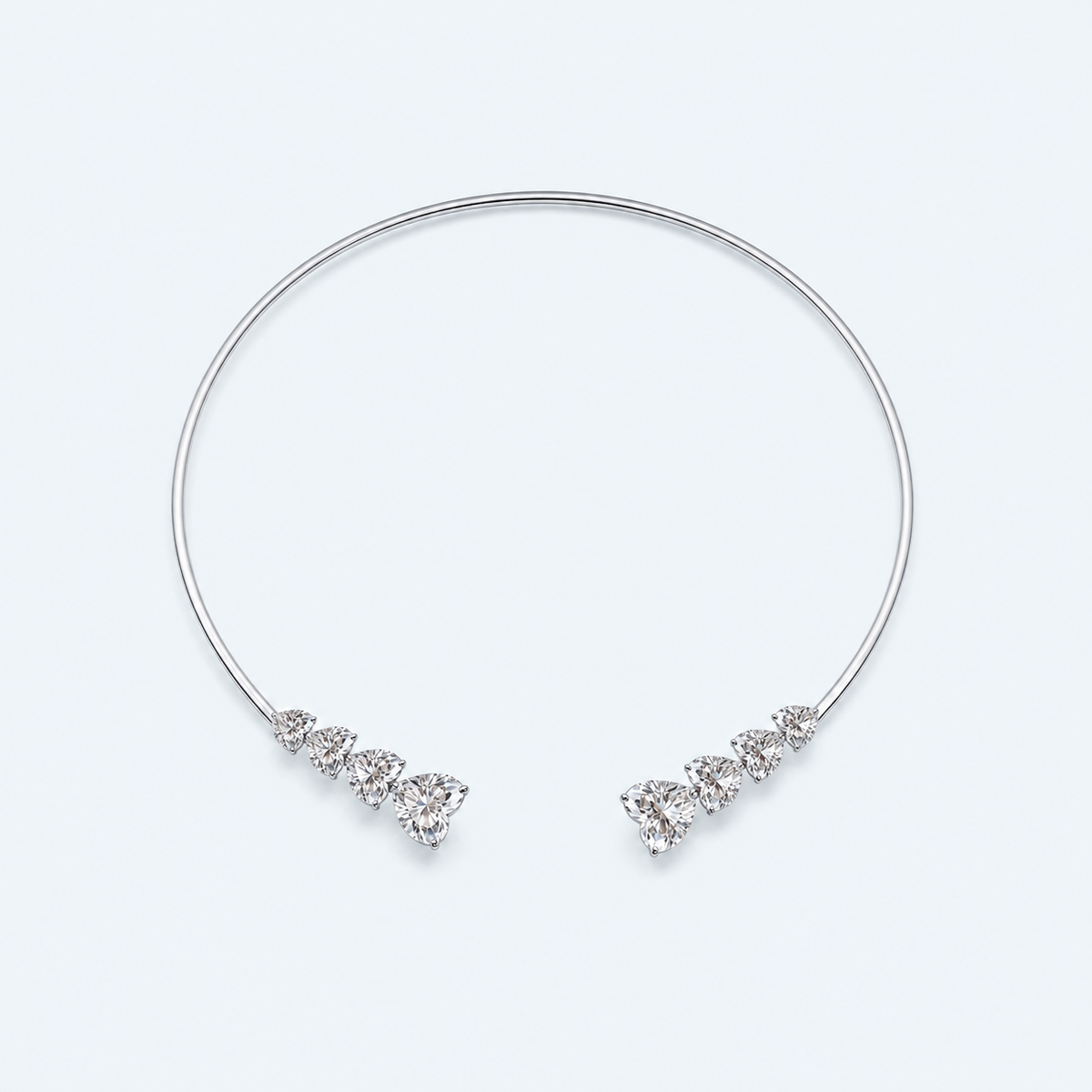 Marchetti Amore Open Moissanite Choker Necklace