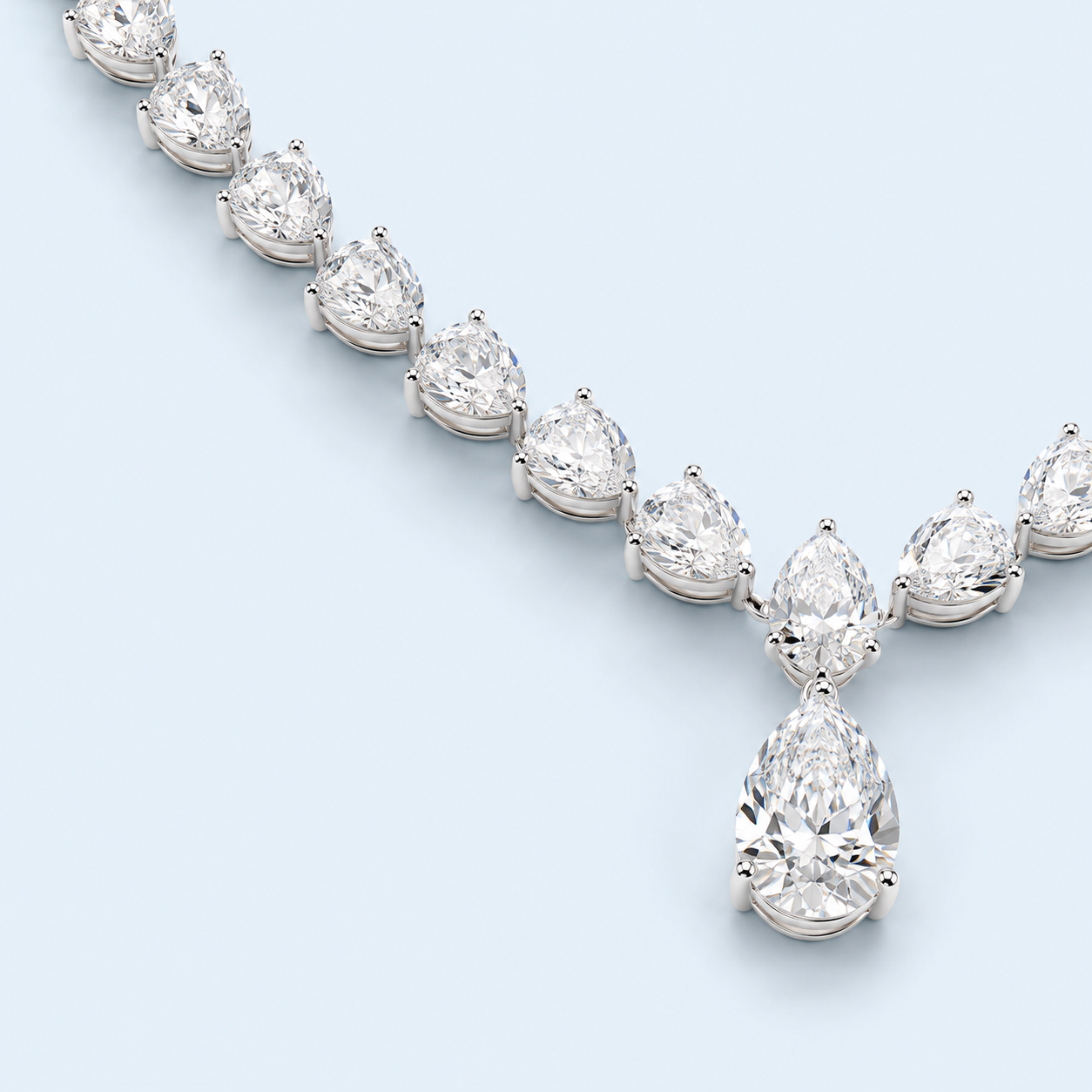 Marchetti Pear Cascade Necklace