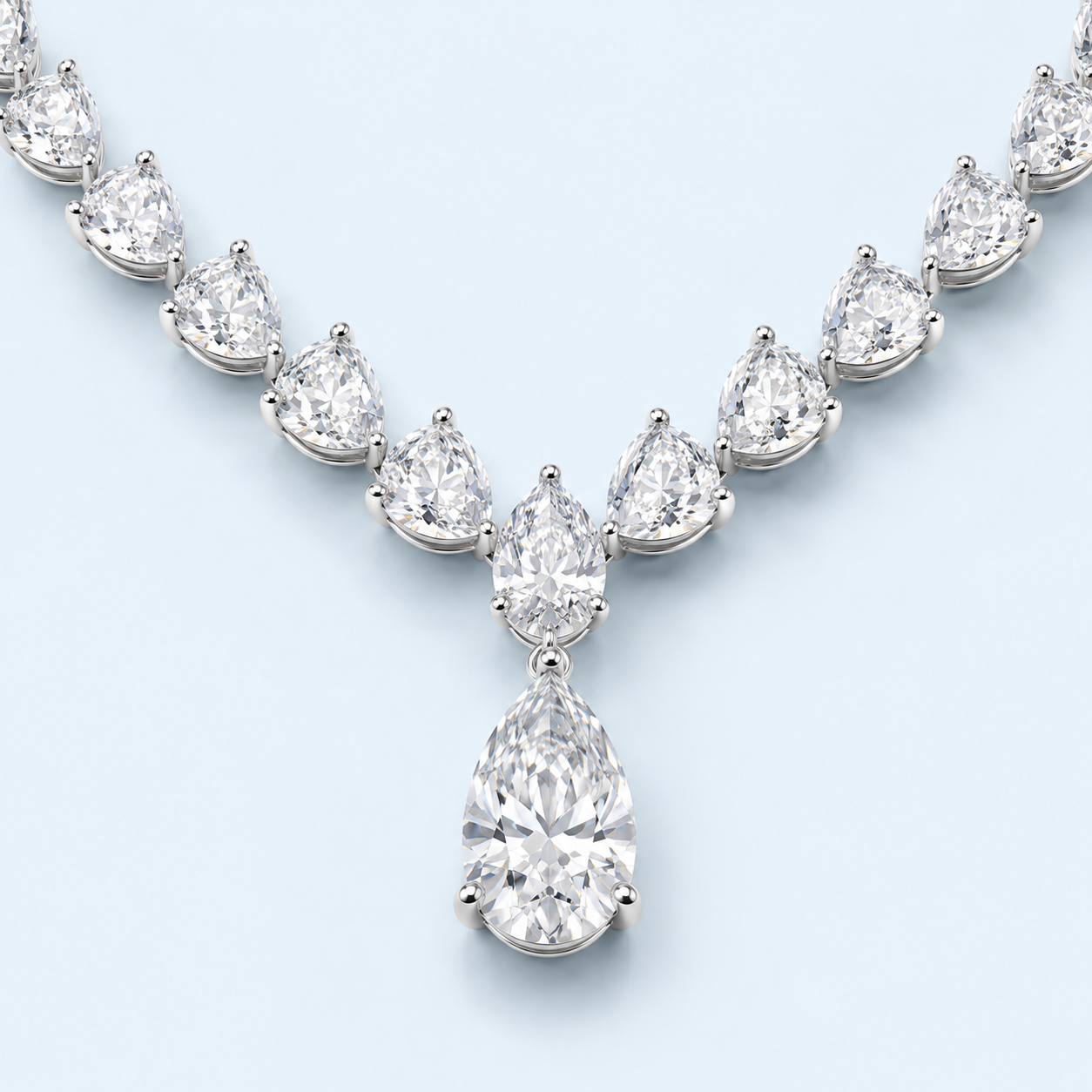 Marchetti Pear Cascade Necklace
