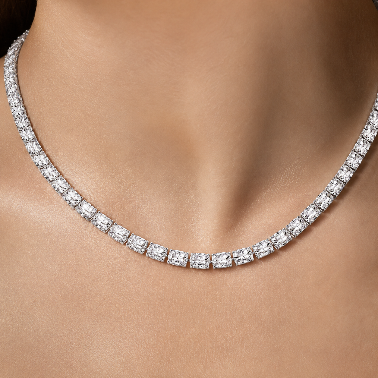 Marchetti East-West Tennis Necklace