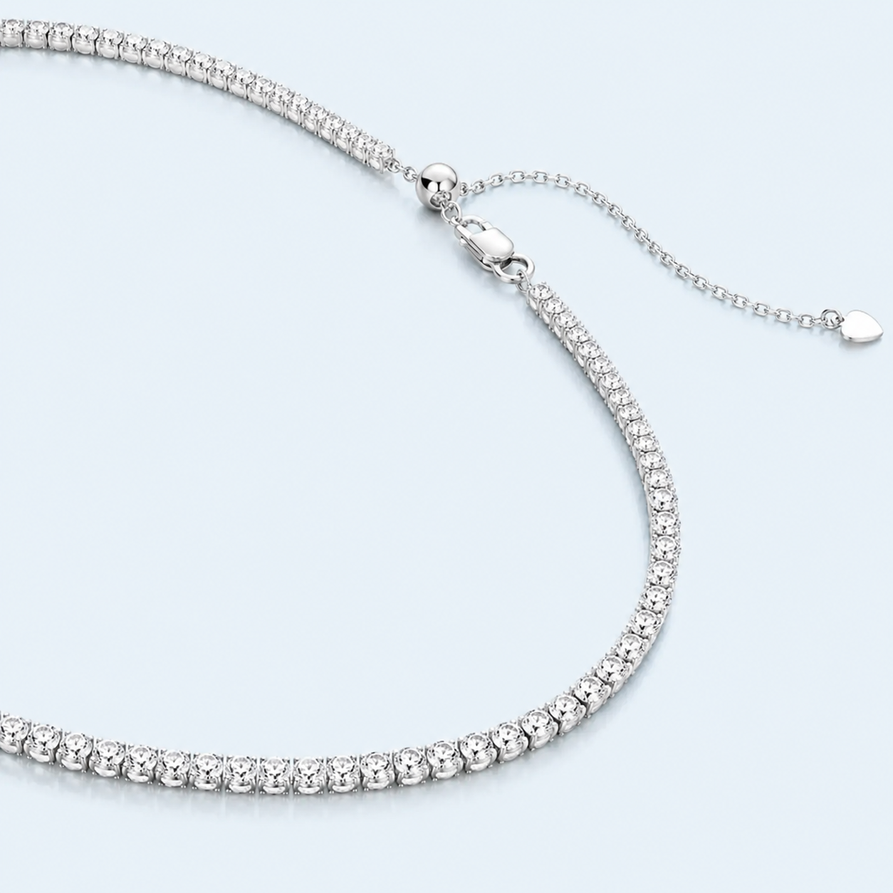 Marchetti 2mm Tennis Choker Necklace