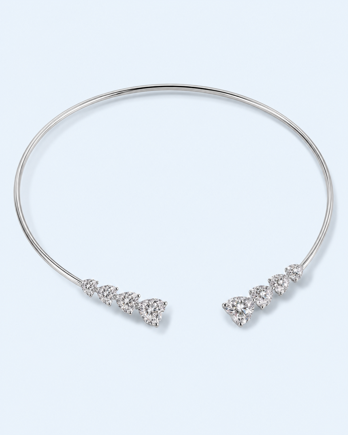Marchetti Amore Open Moissanite Choker Necklace