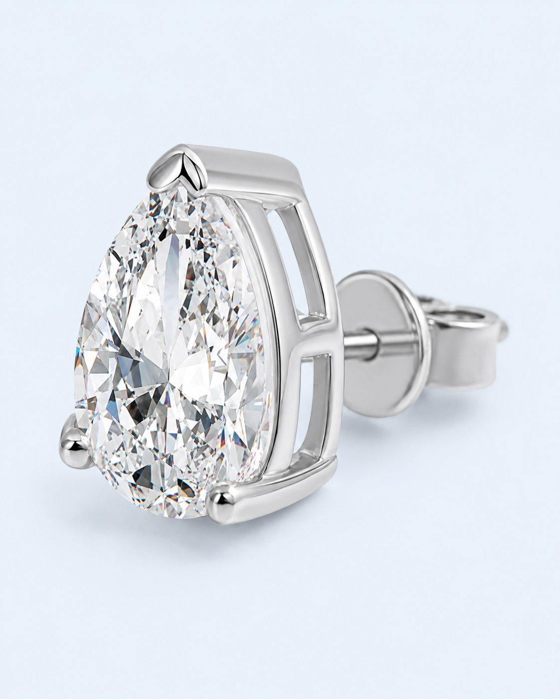 Marchetti Radiant Pear Studs