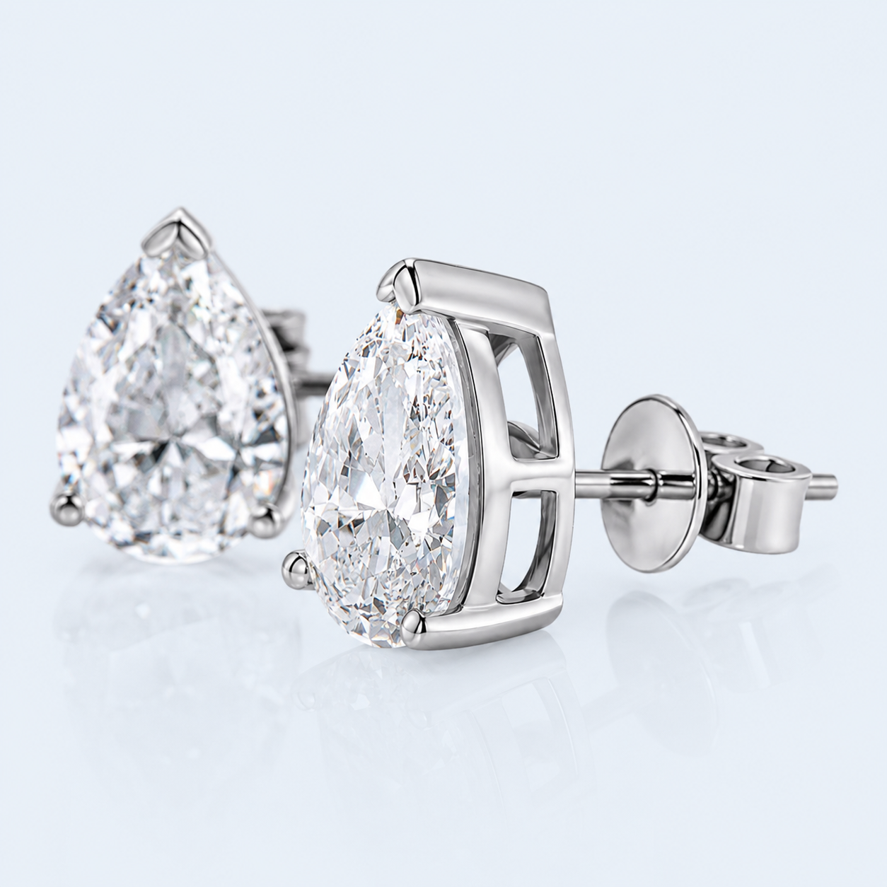 Marchetti Radiant Pear Studs
