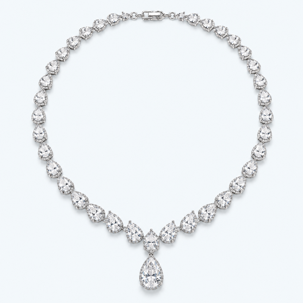 Marchetti Pear Cascade Necklace