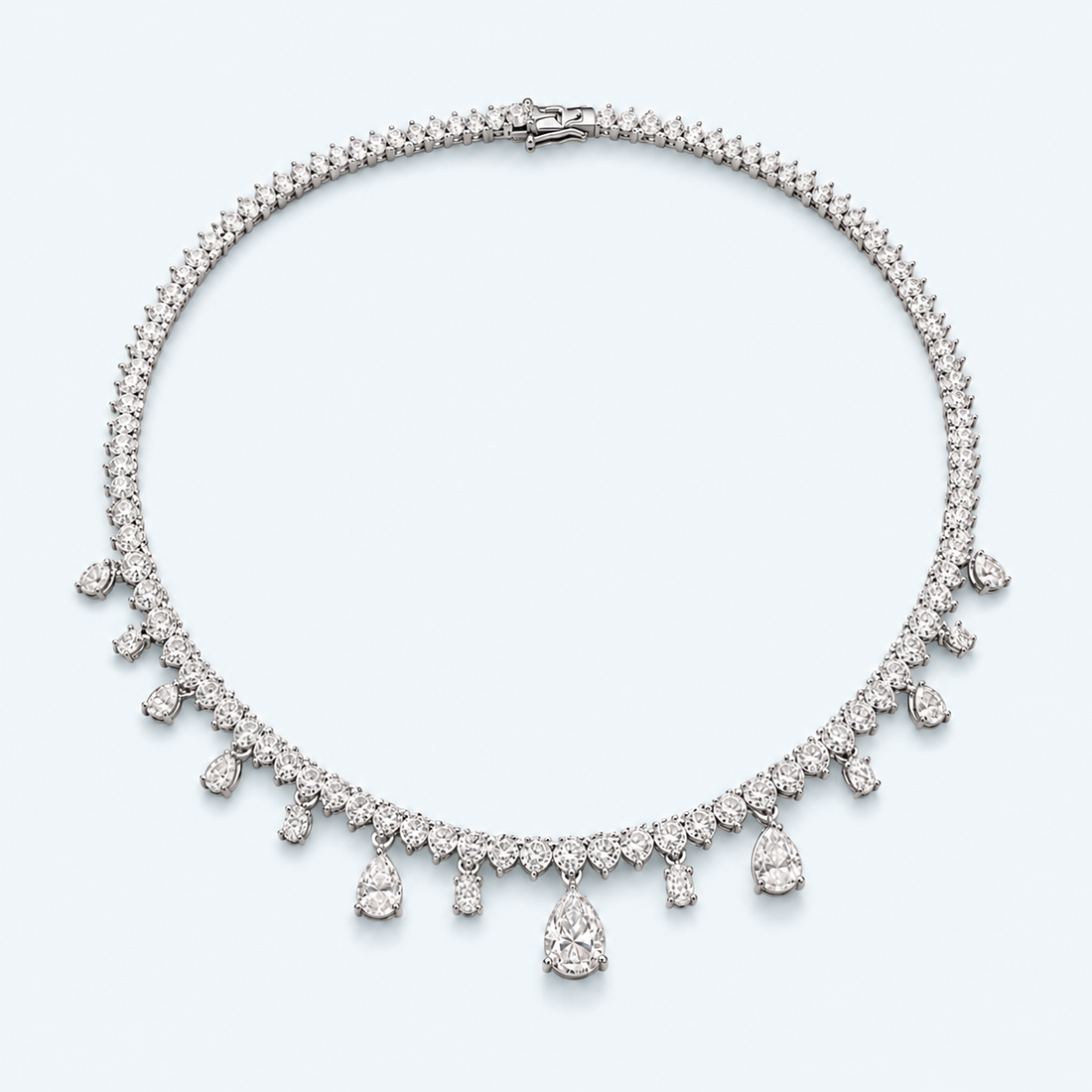 Marchetti Teardrop Fringe Necklace