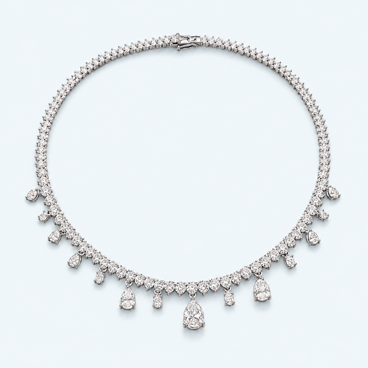 Marchetti Teardrop Fringe Necklace