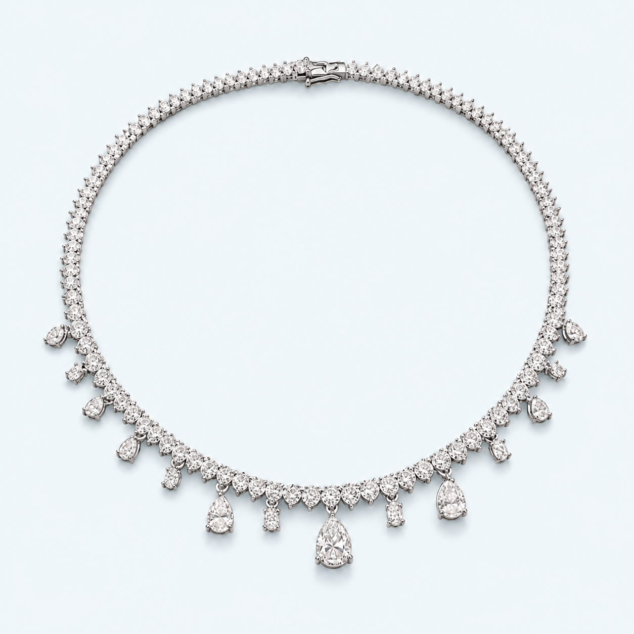 Marchetti Teardrop Fringe Necklace