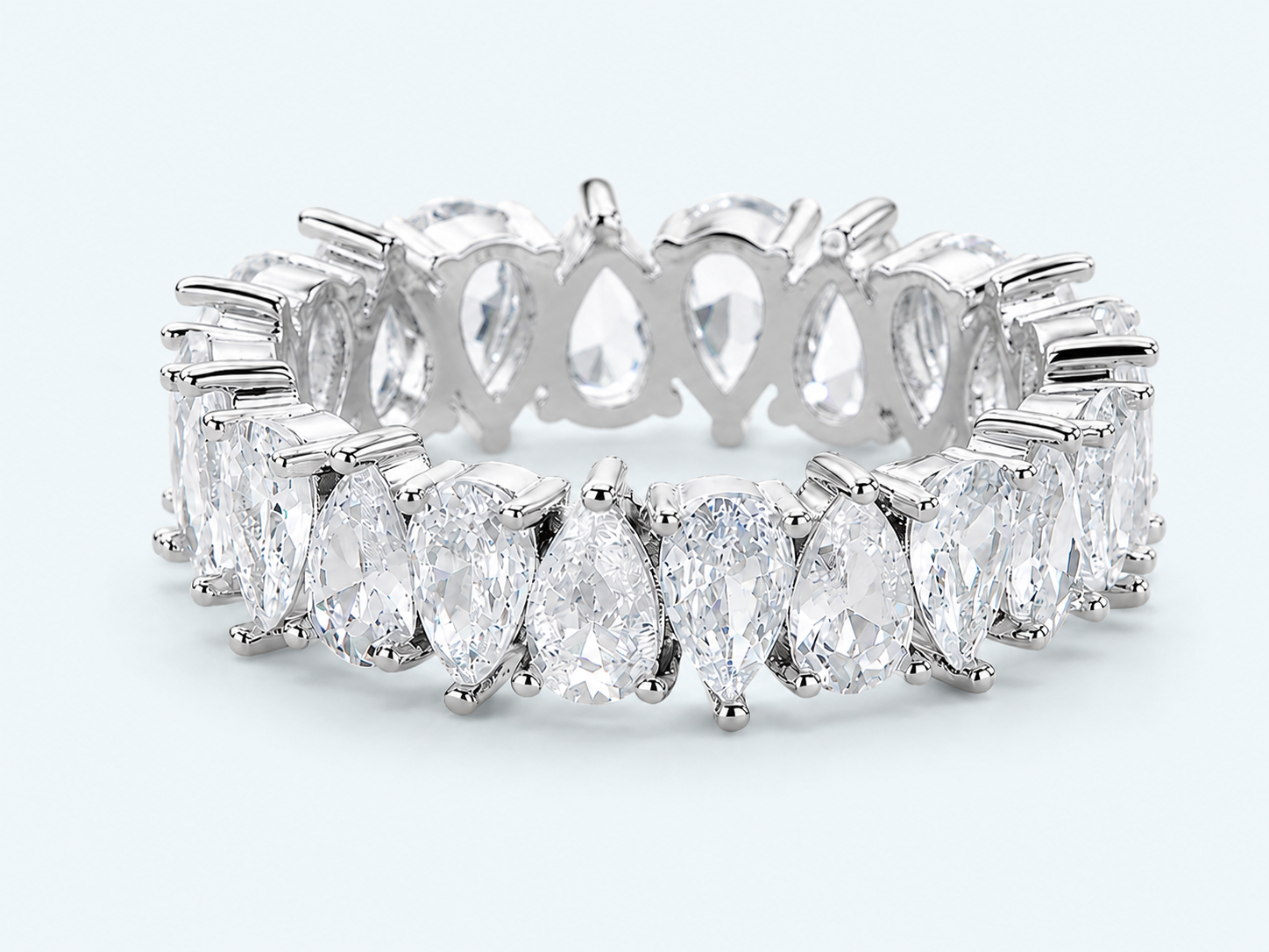 Marchetti Pear Eternity Ring