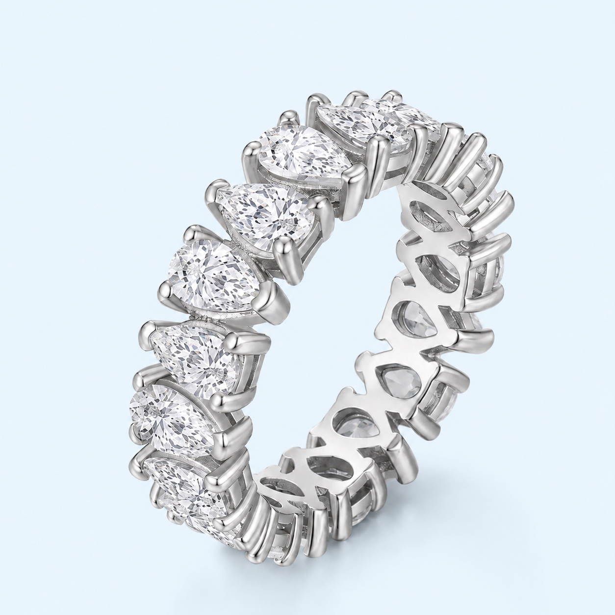 Marchetti Pear Eternity Ring