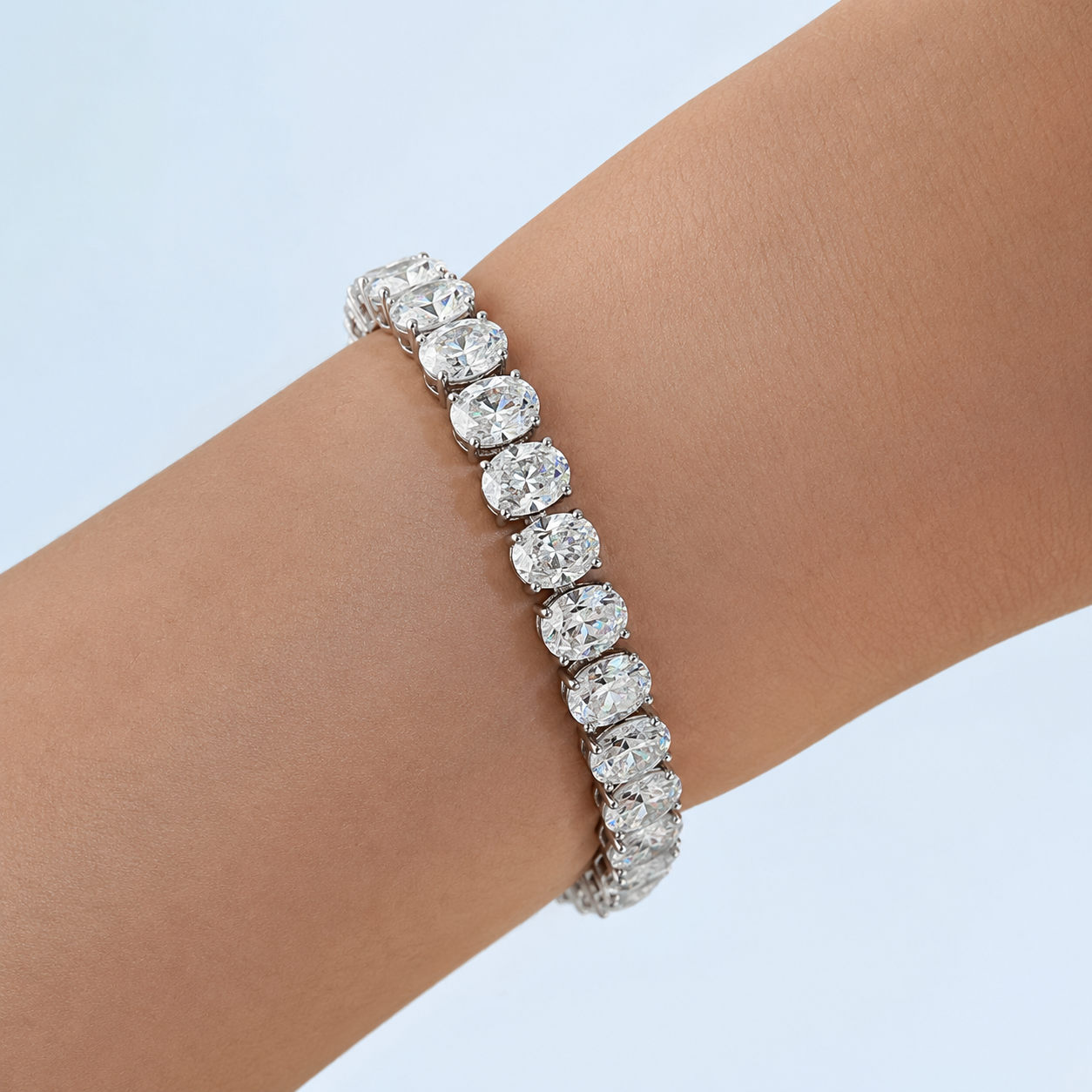 Marchetti Lumière Oval Tennis Bracelet