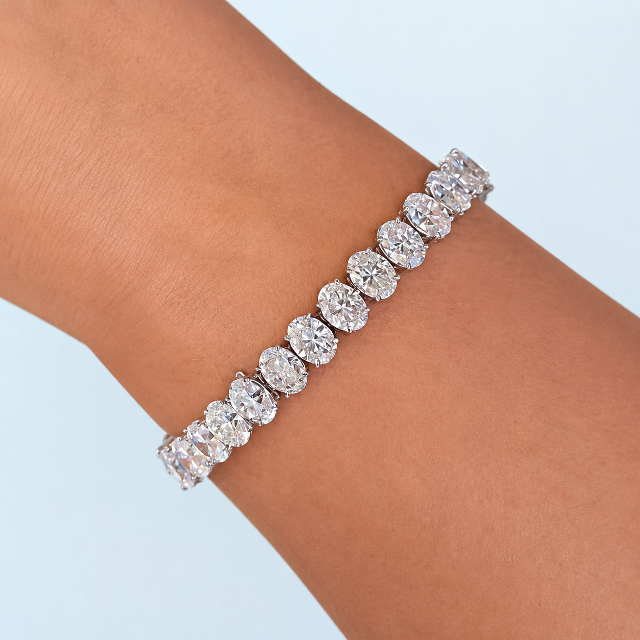 Marchetti Lumière Oval Tennis Bracelet