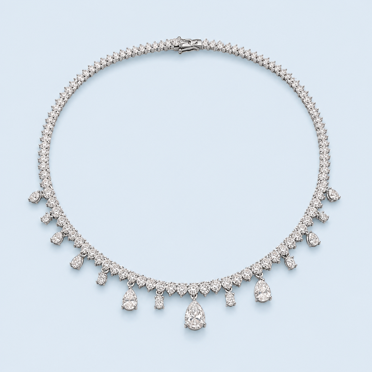 Marchetti Teardrop Fringe Necklace